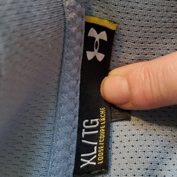 Under Armour- Mens Loose Fit Performance Jacket Coat Light Blue Preppy Sz.XL - Picture 7 of 10